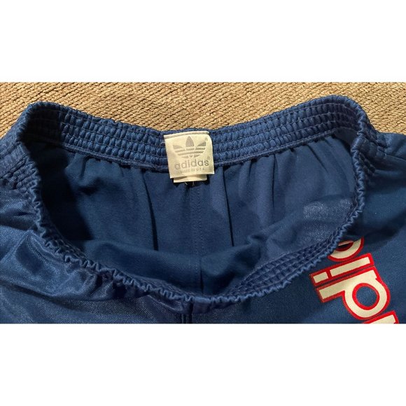 Vintage 80's Mens Large Adidas Spellout Deadstock Sprinter Running Short Shorts - Picture 6 of 9